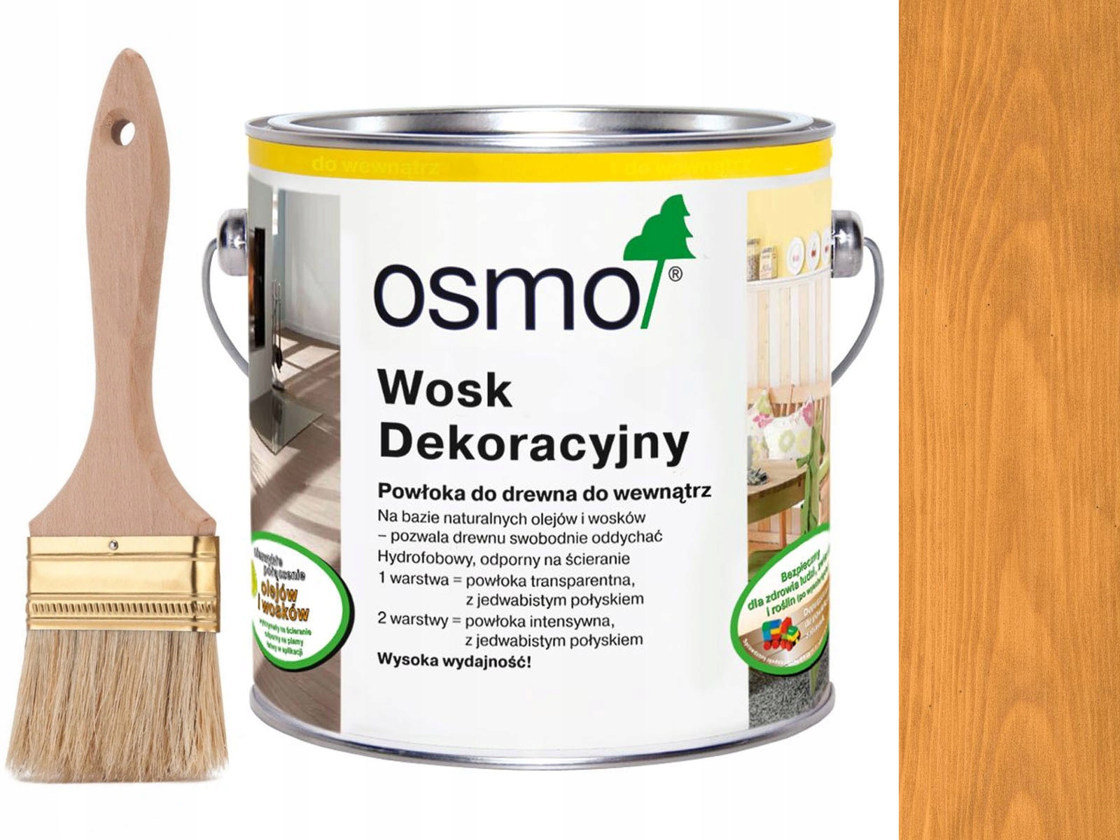 Osmo 3103 dekoratívny vosk Svetlý Dub 2,5 L