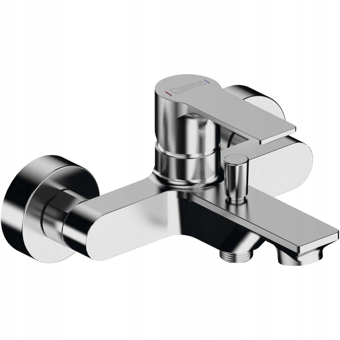 Sapho Pax nástenná vaňová batéria, chróm XA10