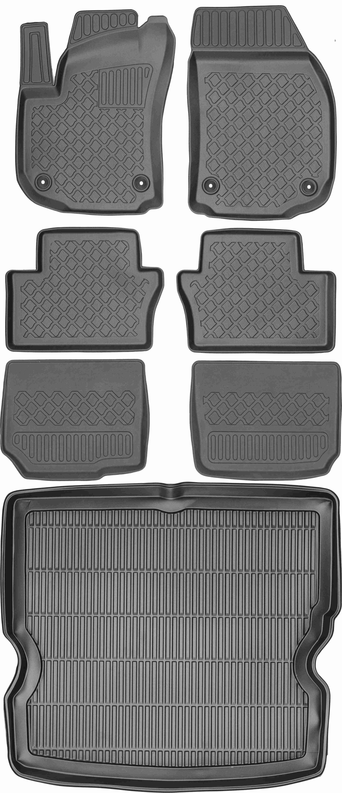 Opel Zafira B 2005-2012 Koberce batožinový priestor