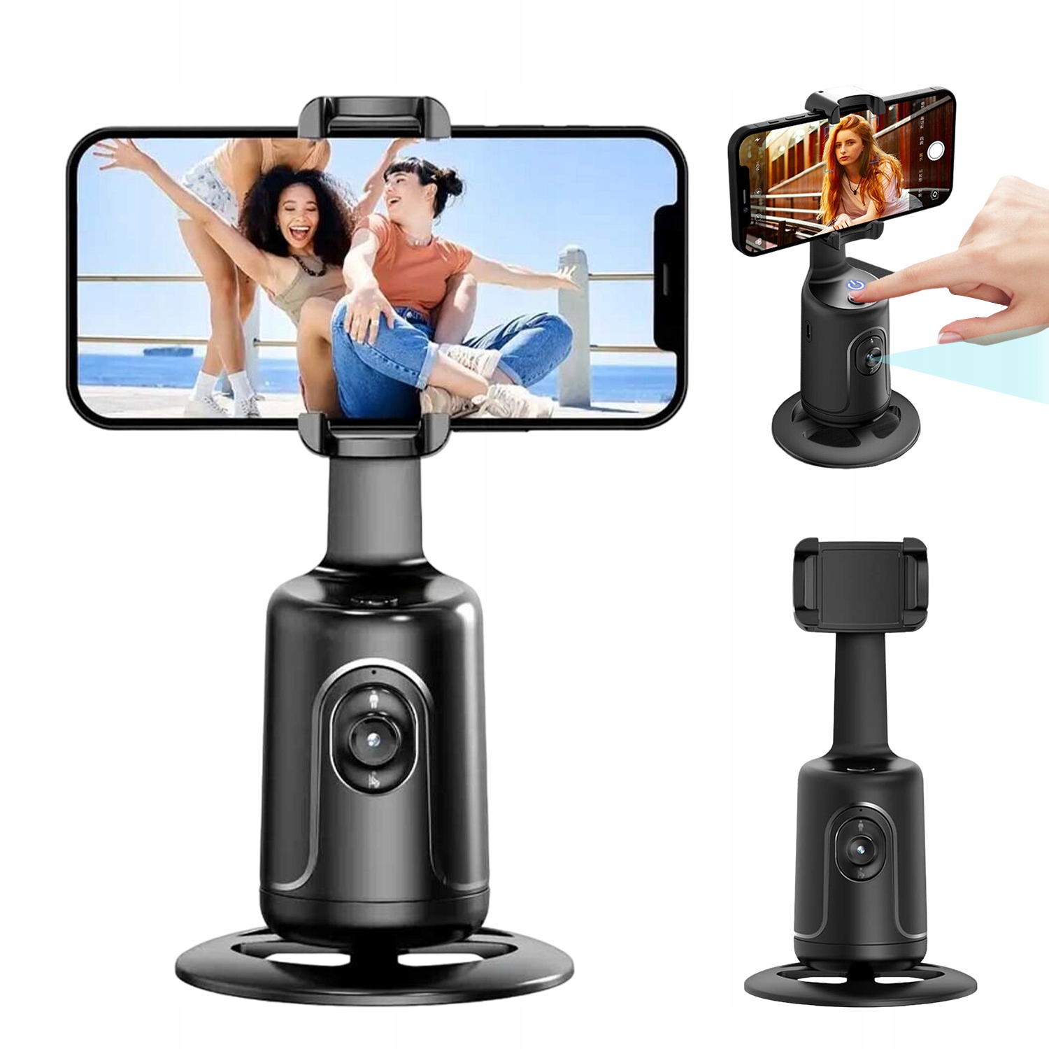 Stativový Držák Telefonu Pro Kameru, Fotoaparát, Sledování Pohybu, Otočný