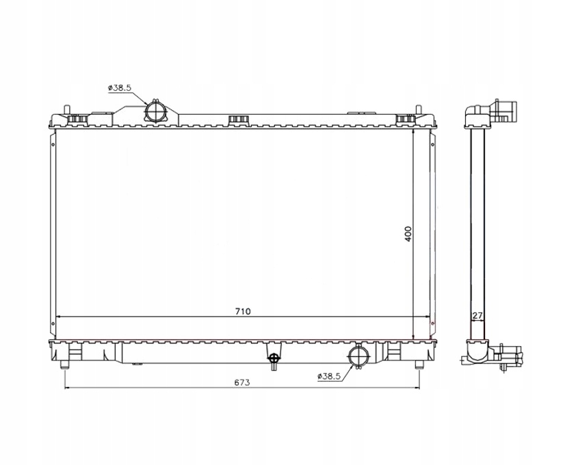 CHŁODNICA LEXUS GS300/350/430/450h/460 06-