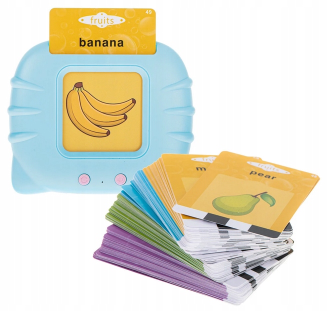 ZABAWKA DO NAUKI JĘZYKA ANGIELSKIEGO CZYTNIK KART SŁÓW DLA DZIECKA EAN (GTIN) 5905943631043