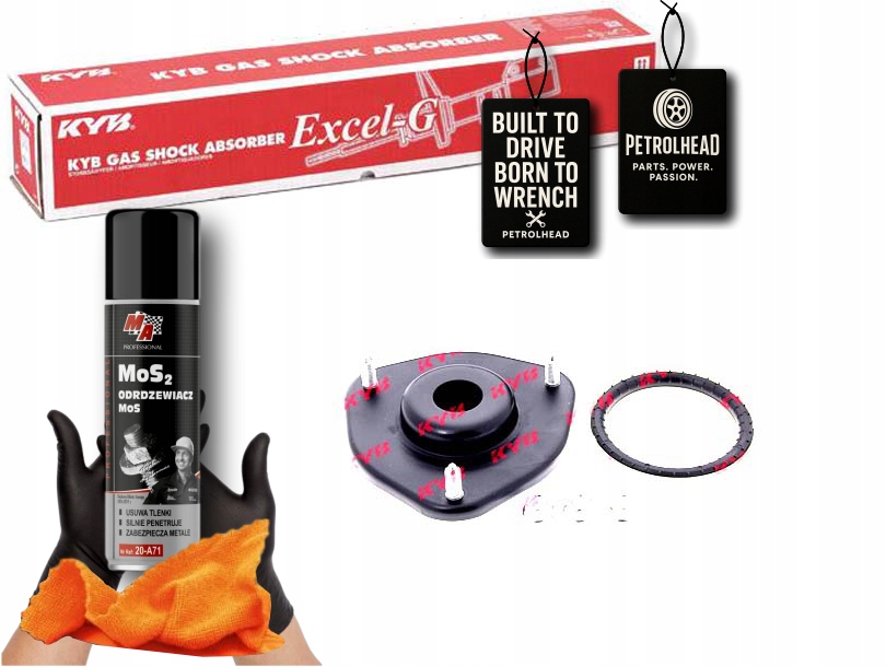 Polštář Tlumiče Přední L/p Volvo S40 I V40 1.6-2 #Petrolhead Pro+ Kit1