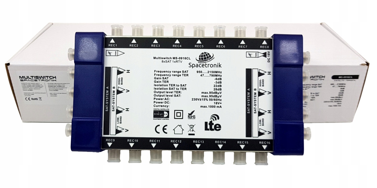 Multiswitch Spacetronik Pro Series MS-0932CL 9/32C Marka Spacetronik