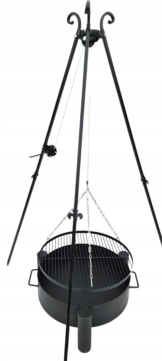 

Grill Ogrodowy Trójnóg 180 Ruszt 70 CM Palenisko