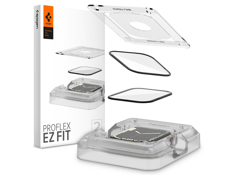 

Szkło hybrydowe Spigen do Apple Watch 7 45mm 2 szt