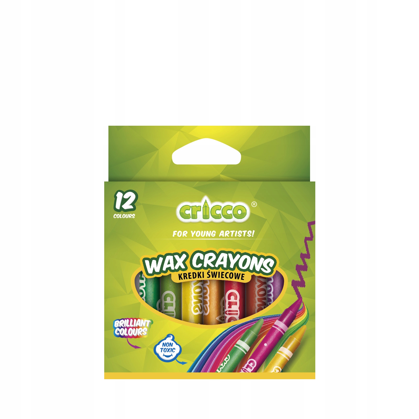 

Kredki Cricco świecowe komplet
