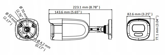 Kamera HIKVISION DS-2CE12DFT-F Kod producenta DS-2CE12DFT-F