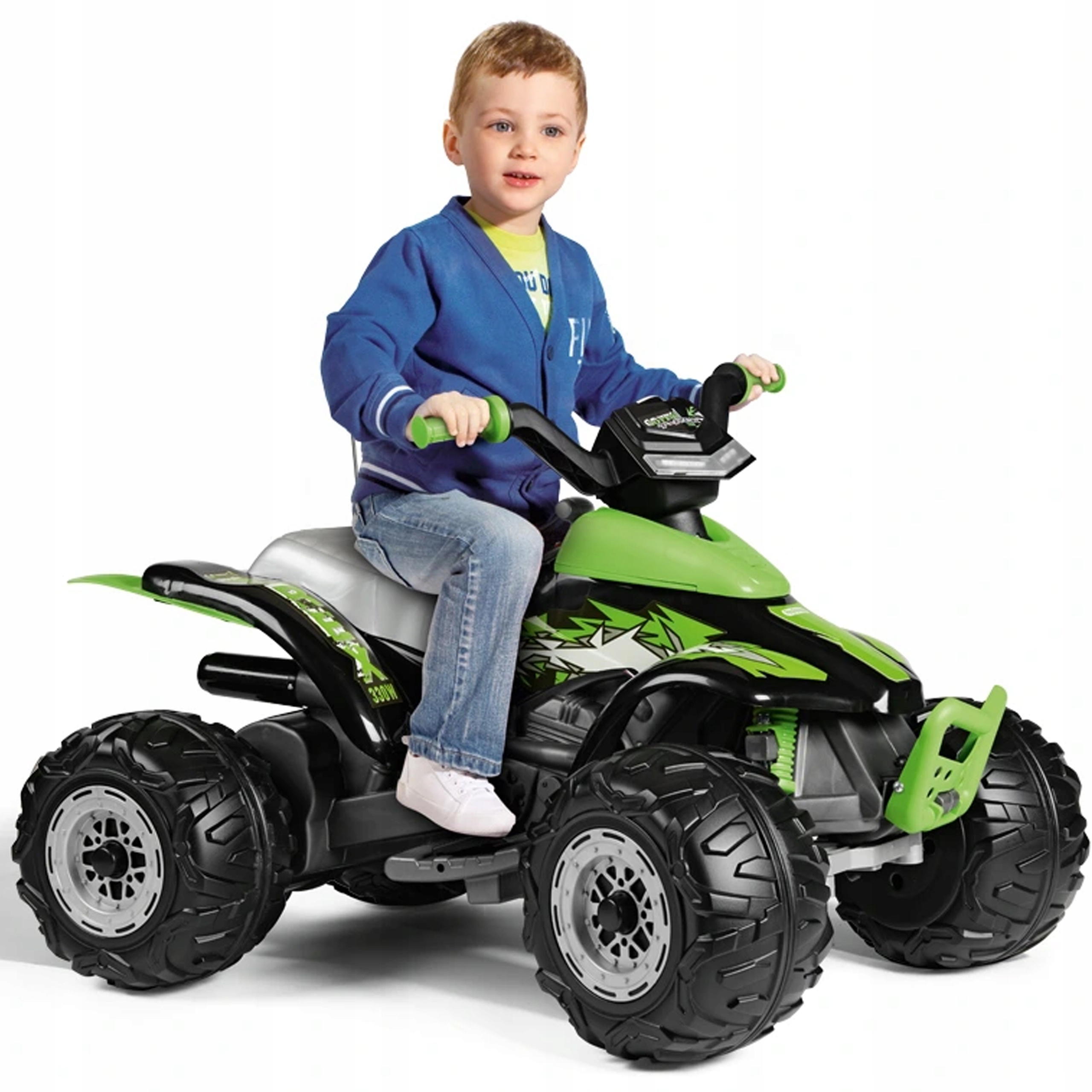 QUAD NA AKUMULATOR DLA DZIECI PEG PEREGO CORRAL T-REX 330W ŚWIATŁA LED MP3