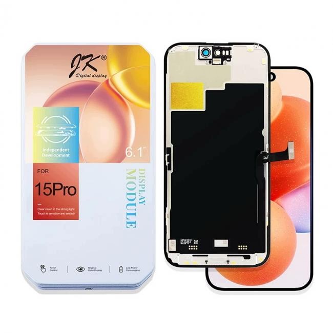 LCD displej iPhone 15 Pro a dotyk čierny InCell Jk
