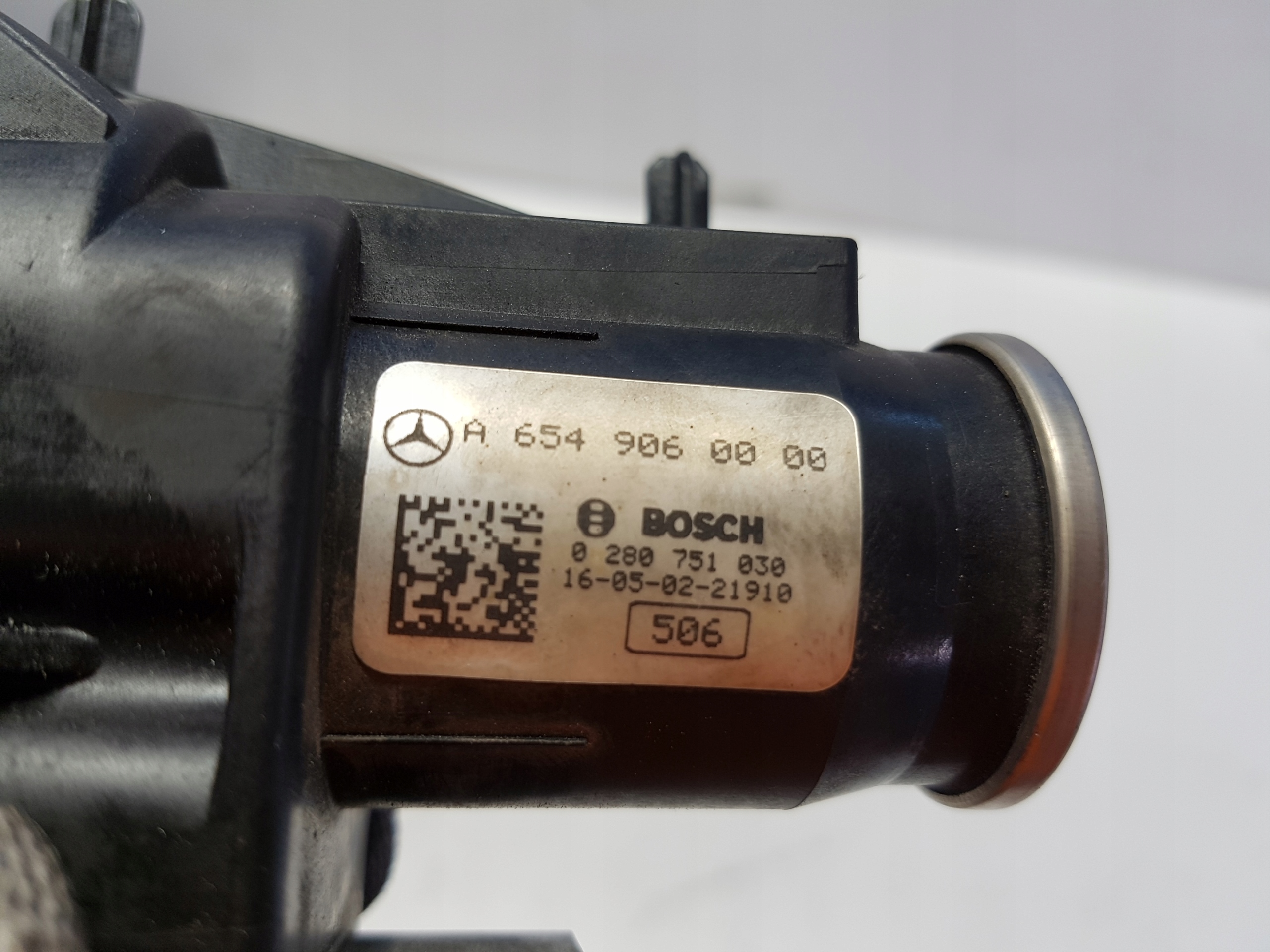MERCEDES W213 control unit KLAP header pipe A6549060000