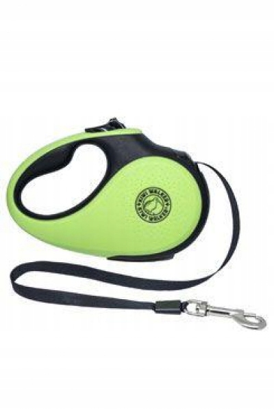 Levně Vodítko samonavíjecí 25kg/5m zeleno/černá Kiwi