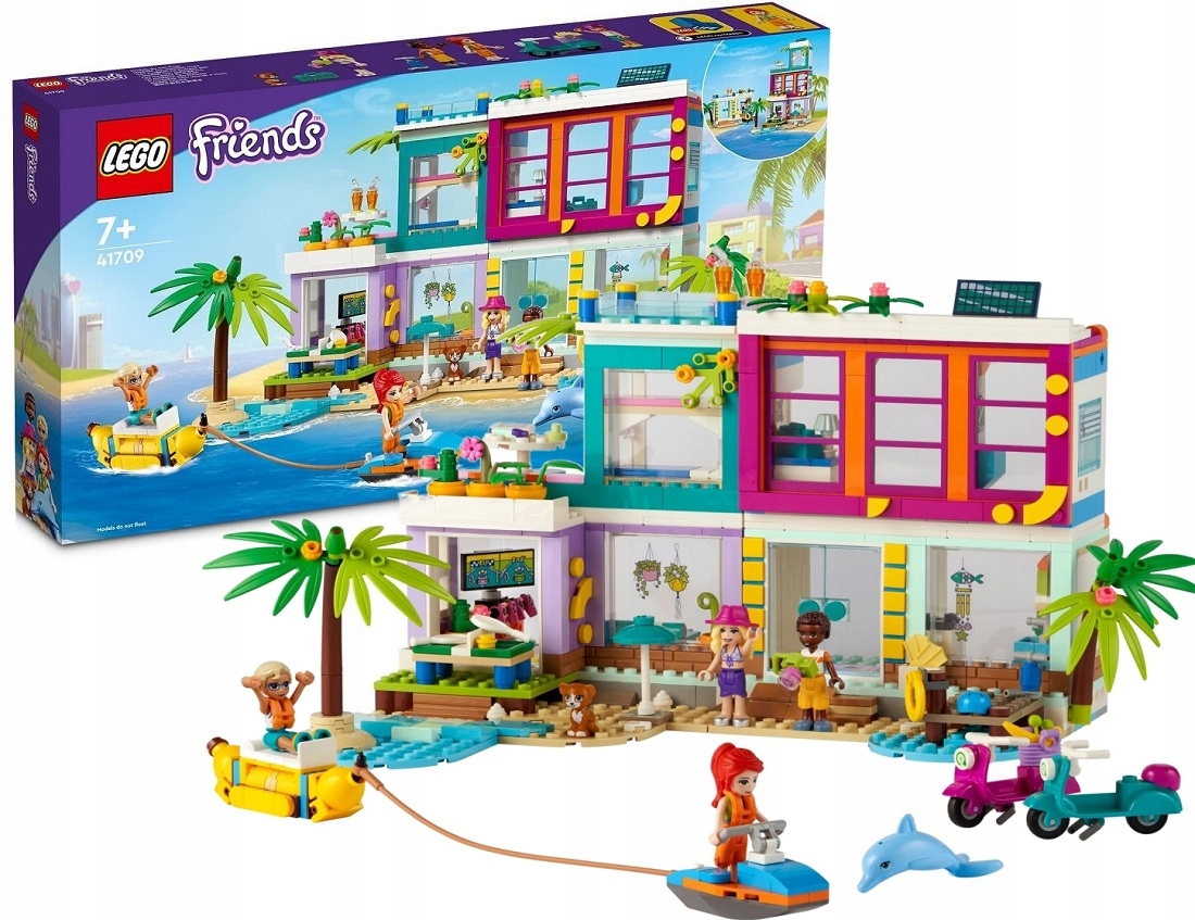 stavebnice Lego Friends Prázdninový Domek Na Pláži 41709