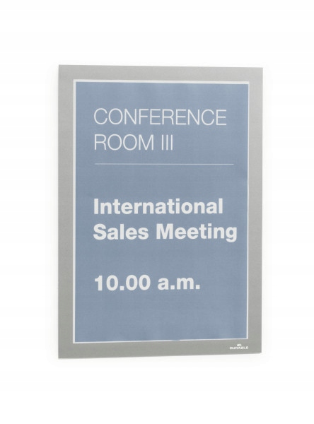 RAMKA SAMOPRZYLEPNA DURAFRAME A4 10SZT SREBRNA Format papieru A4