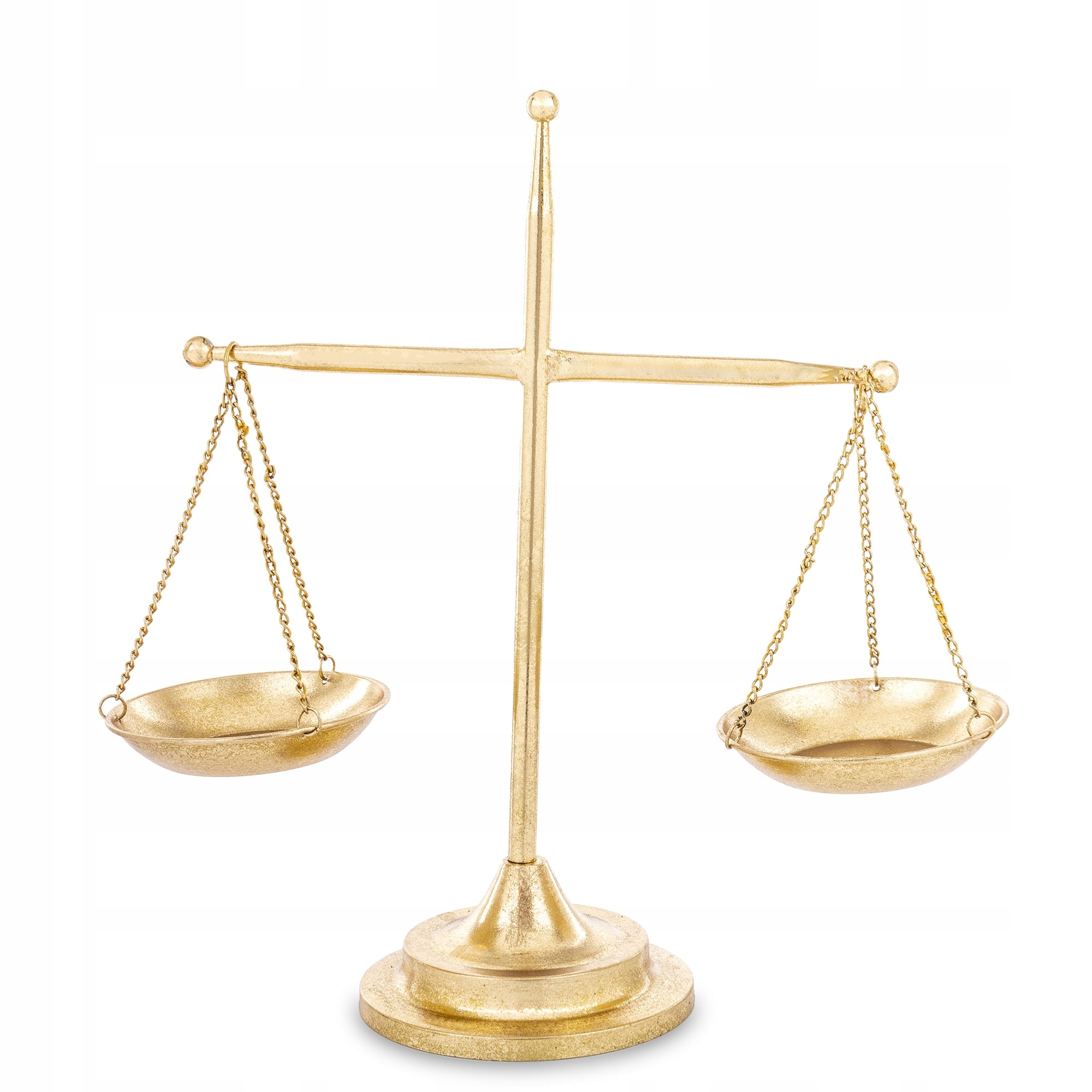 Zlatá dekoratívna váha dekorácia Na Písací Stôl Komoda Darček