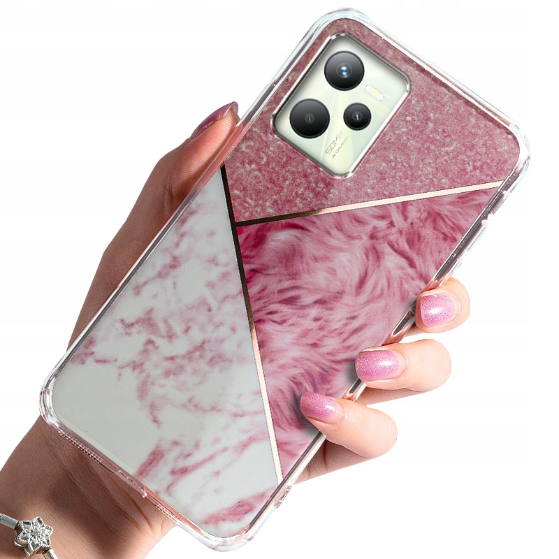 

Etui Case Wzór Szkło 9H do Realme C35