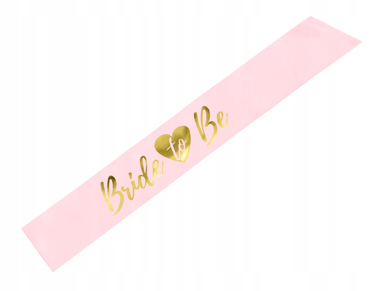 

Szarfa Bride to be różowa na Wieczór Panieński