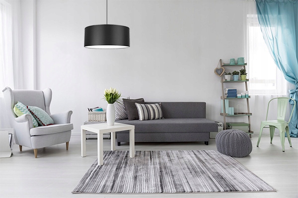 SUFITOWA LAMPA WISZĄCA ŻYRANDOL ABAŻUR ZWIS LED Liczba punktów światła 1