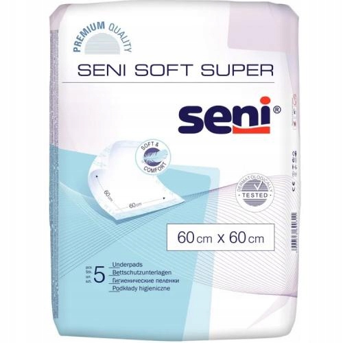 

Seni Soft Podkłady higieniczne 60x60 cm 5 sztuk