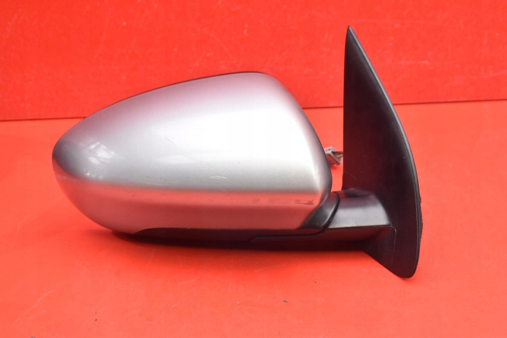 mirror right silver EU 026202 NISSAN QASHQAI 1 and 07-10 7 PIN