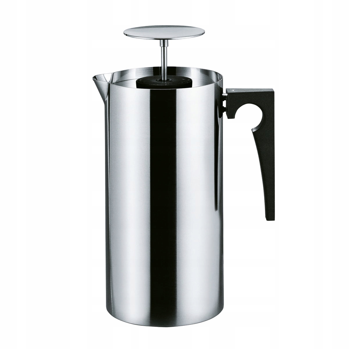 Stelton Cylinda Termohrnček Lúhovač Tlakový na kávu Strieborný