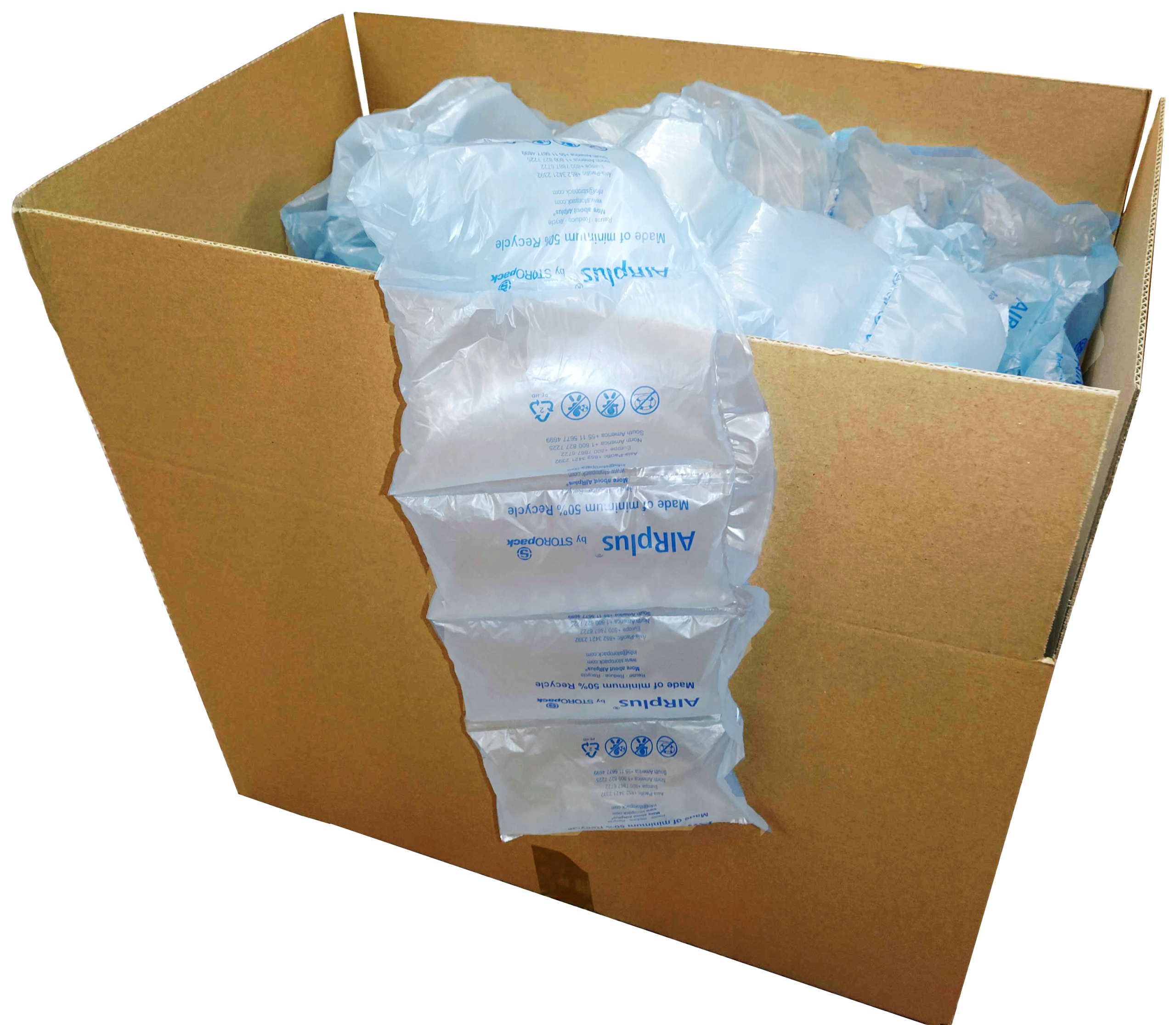 PODUSZKI Powietrzne 160 szt folia wypełniacz w paczkomat Gabaryt C