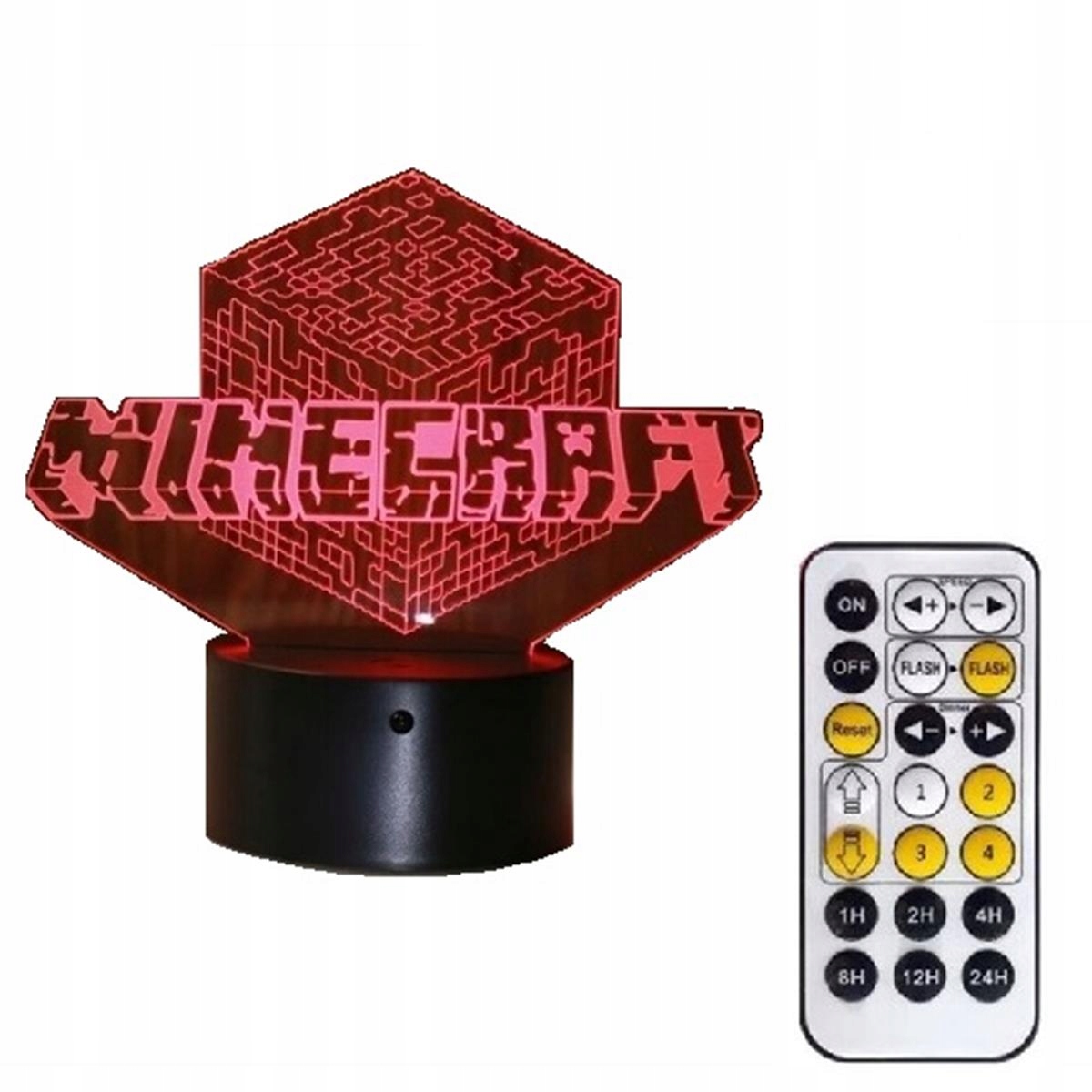 

Lampka Nocna 3D Led Minecraft Pilot