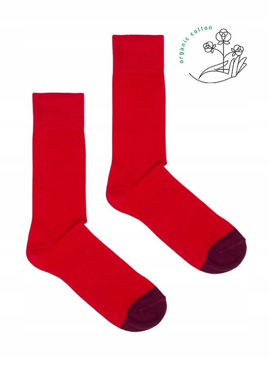 

Skarpetki organiczne czerwone 42-46