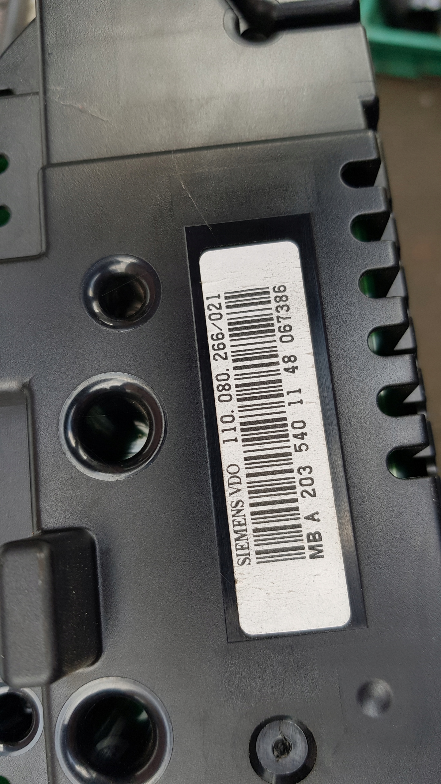 MERCEDES W203 dials clock 1.8 A2035404348