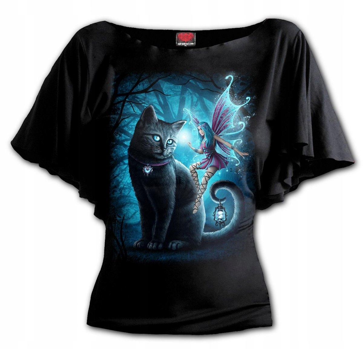 Cat And Fairy Bat Spiral Dámská 3XL