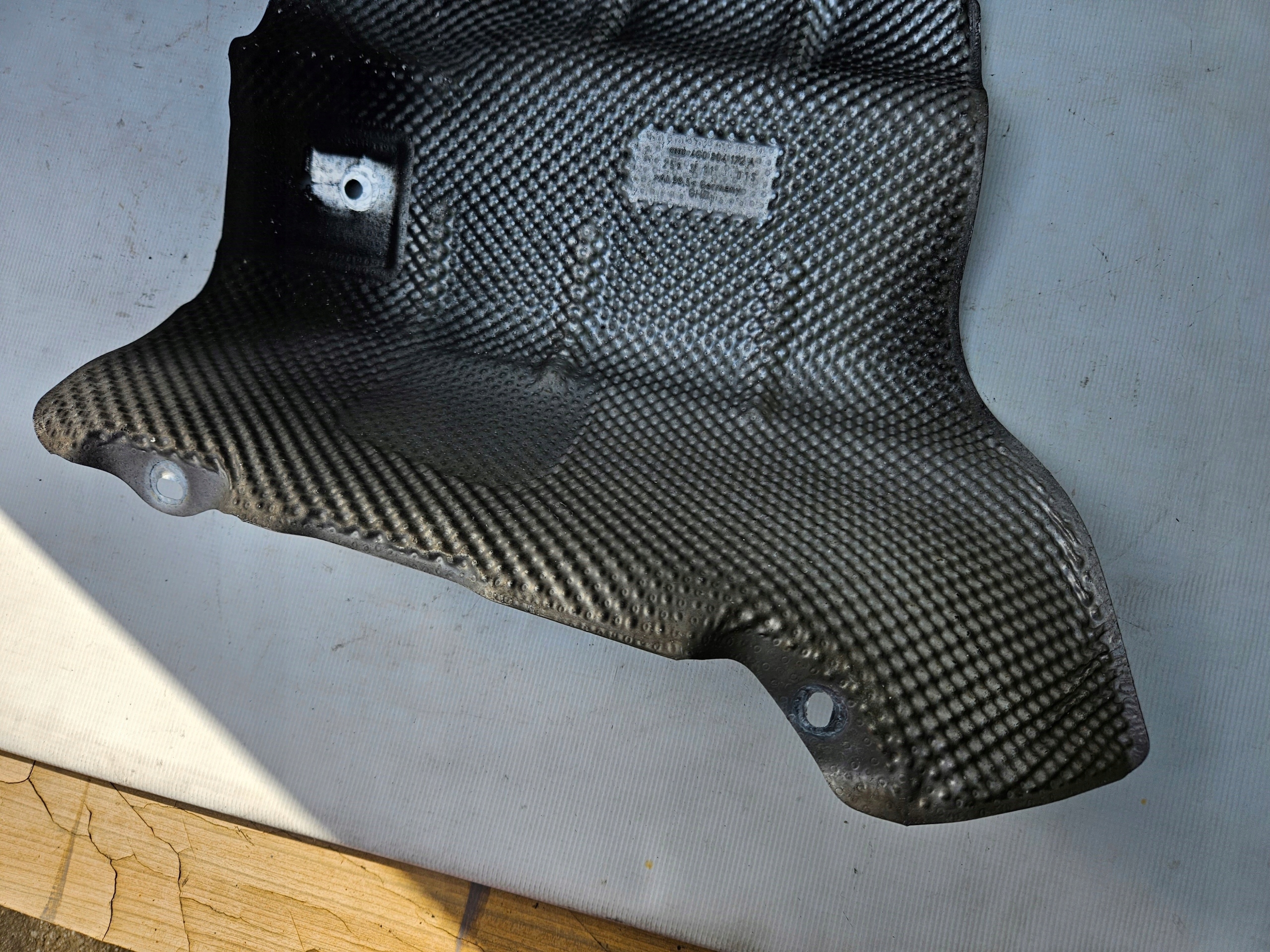 kryt TERMICZNA výfuku pravá AUDI A6 C7 4G