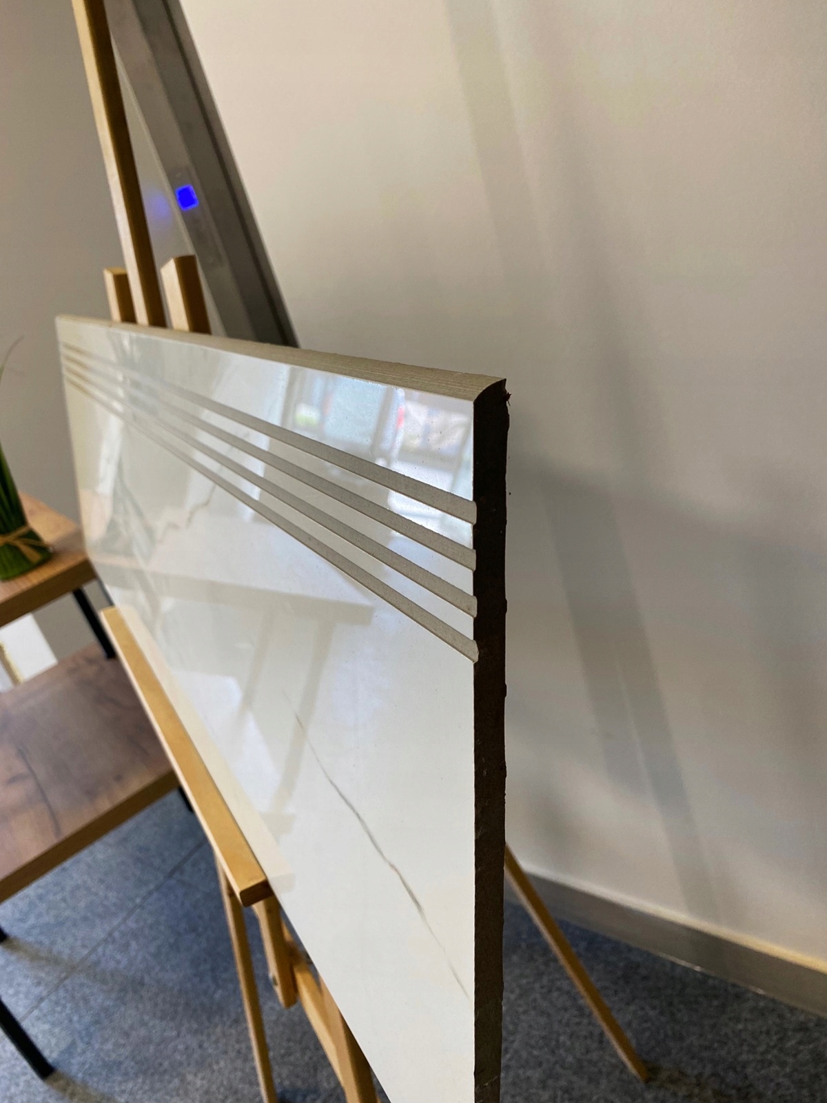 Gres stopnica 30x120 marmur carrara Nowość Kod producenta 5903313305341