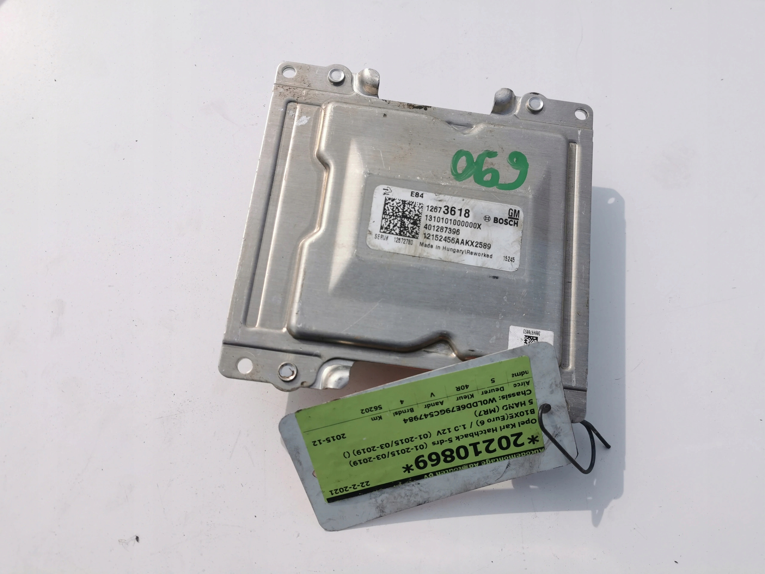 OPEL KARL 1.0B 12673618 computer ECU Originale