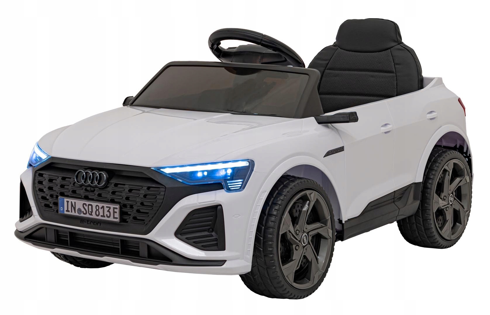 Auto Pojazd Na Akumulator Pojazd Audi SQ8 Skóra Pilot Piankowe Koła Led MP3