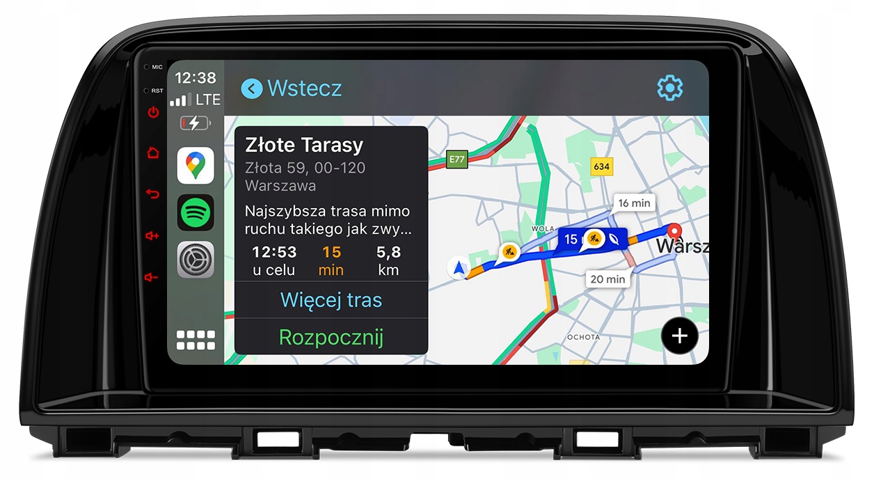 Mazda 6 2012-2018 Android Carplay Rádio Navigace 8GB/128GB Dsp