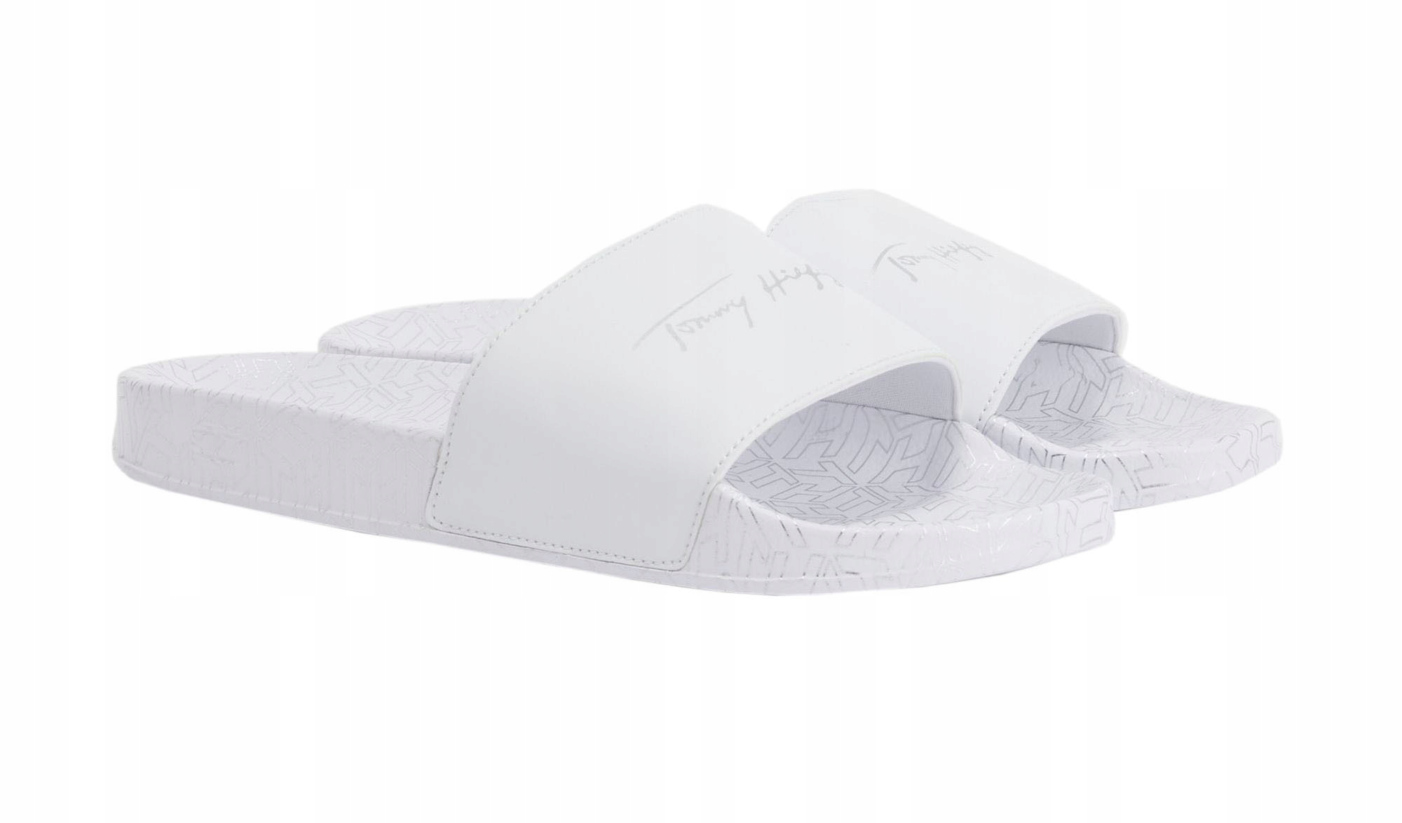

Tommy Hilfiger Damskie Klapki Metallic White r. 41