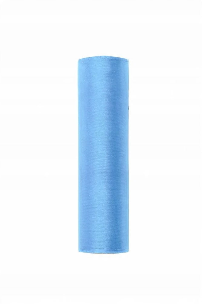 

Organza Na Rolce błękitna Na Ślub Wesele 16cm x 9m