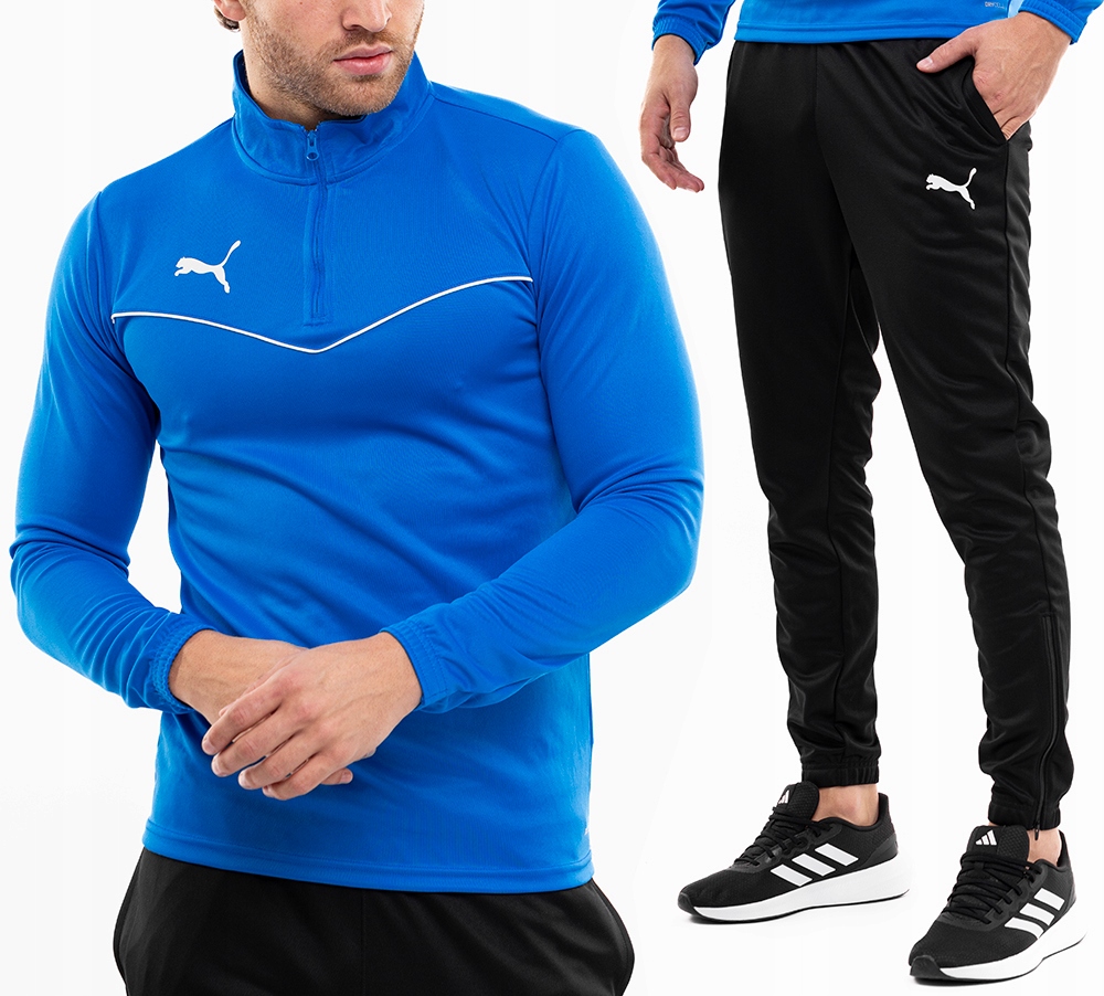 Teplákovka Pánský komplet Puma Sportovní tréninková Mikina Kalhoty teamRISE vel. S