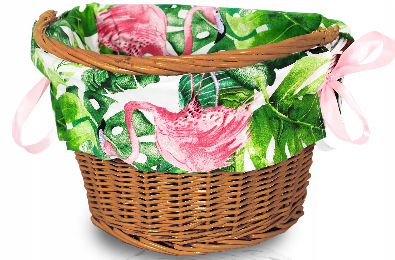 KOSZYK WIKLINOWY NA ROWER ZAKUPY ODPINANY + WKŁAD Marka Reverse