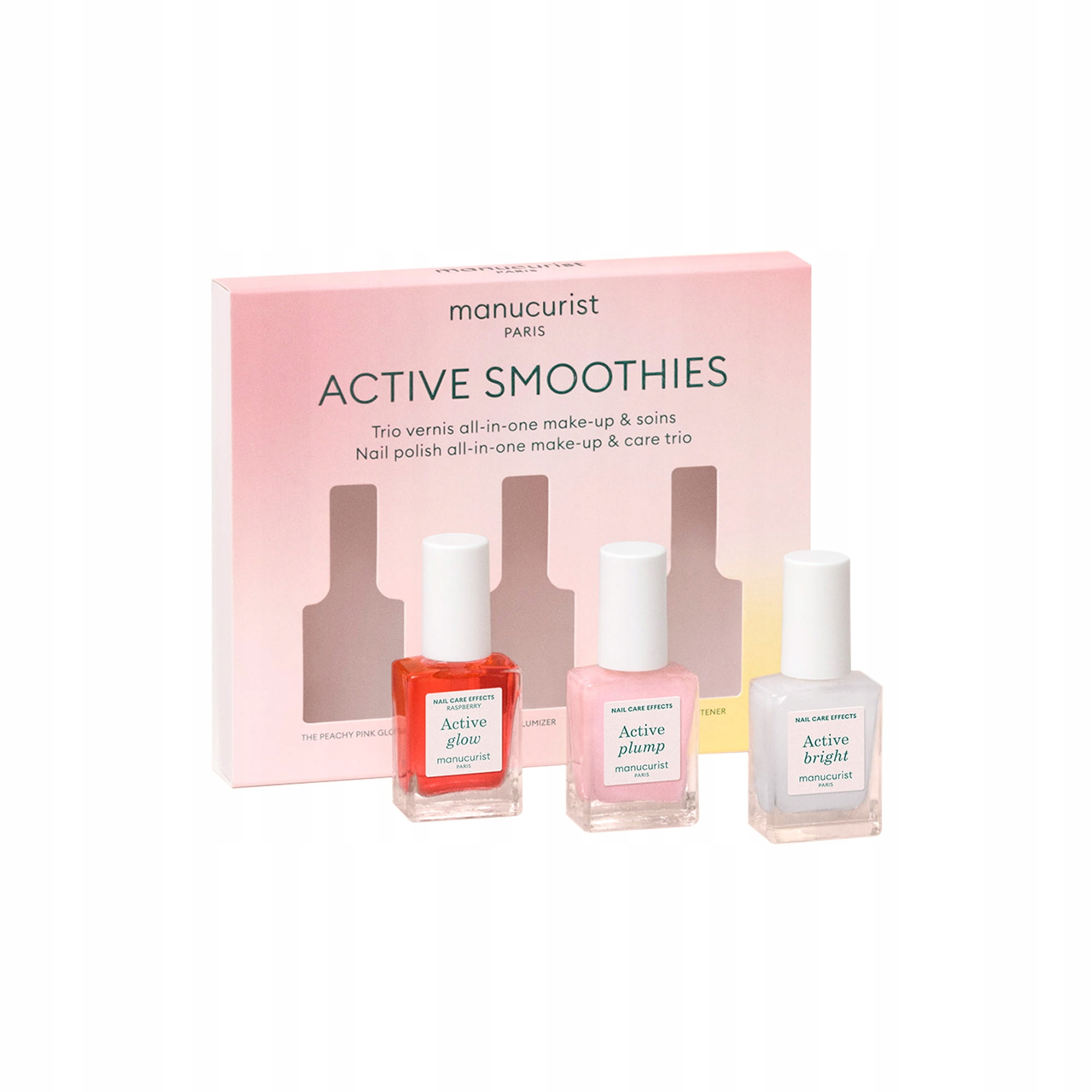 【新品】manucurist Active glow/plump/smooth MANUCURIST Active Glow (Raspberry, Blueberry, Grape) - Lakier