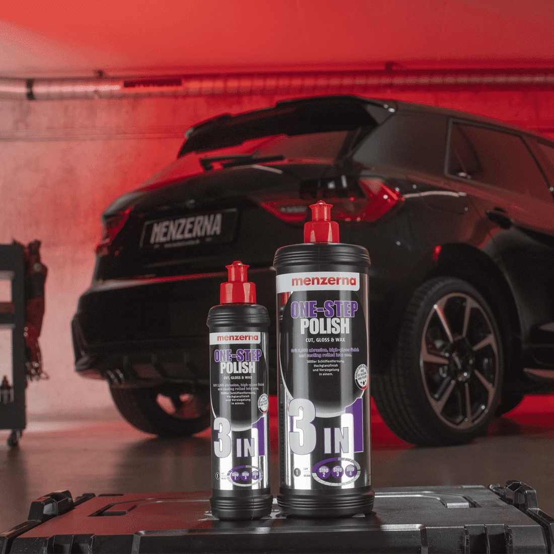 Pasta Polerska Menzerna Do Lakieru 3w1 One Step 250ml + Pad Polerski Średni EAN (GTIN) 4260063010958