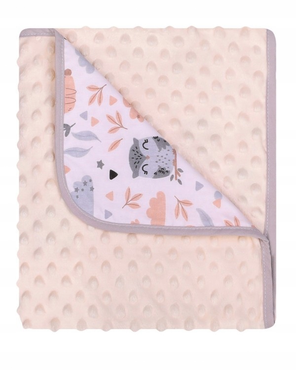 

DuetBaby Kocyk Minky Druk 80x90 Beżowy