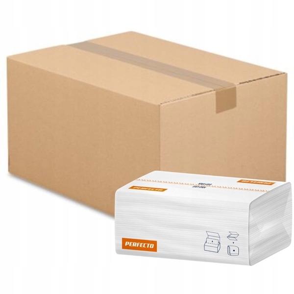 Zestaw 20x Ręcznik składany Zz 2W 100% Celuloza! Perfecto EasyOpen 150 szt.