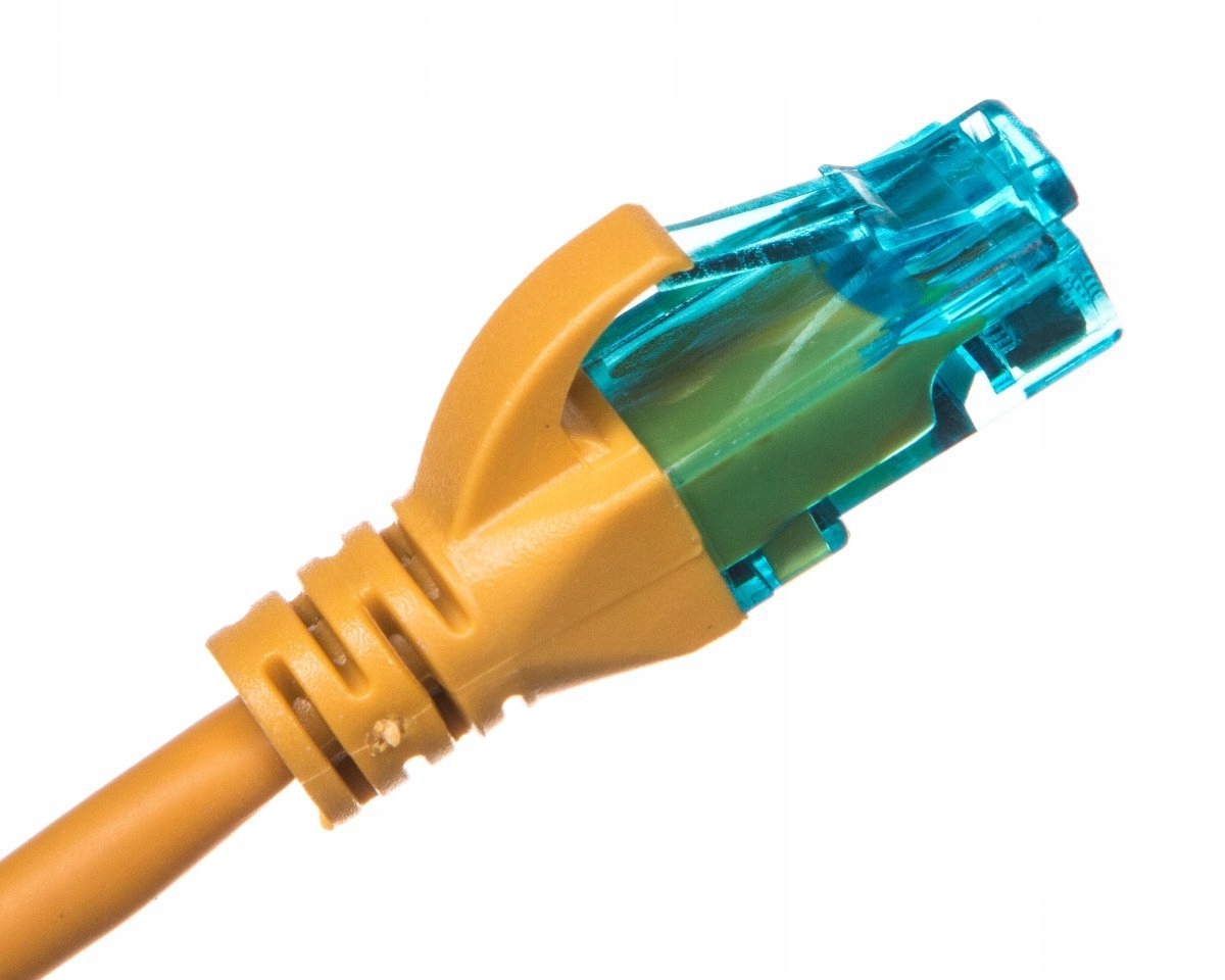 

Kabel patchcord U/utp kat.5e żółty 3m