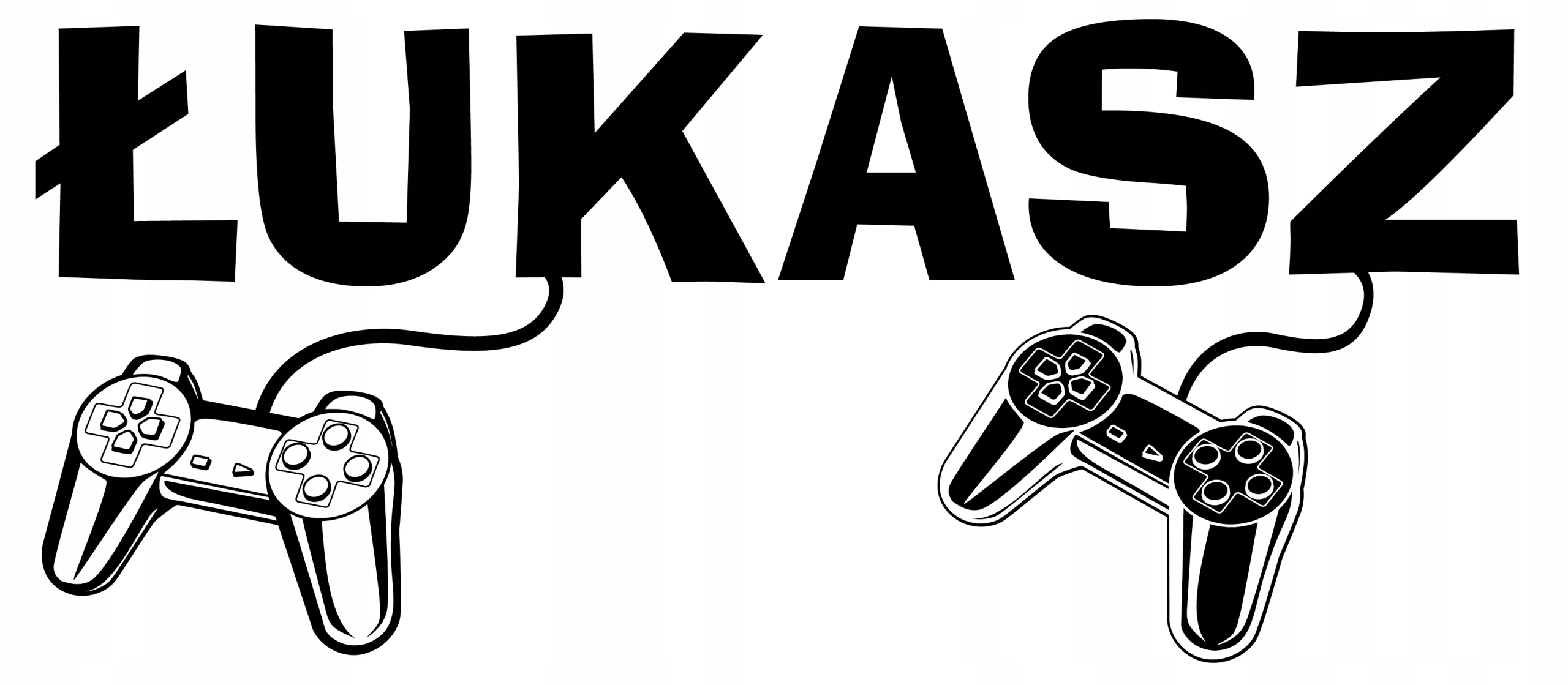 

Naklejka na ścianę Game pokój gracza Imię Napis