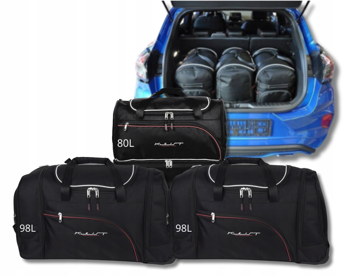 ZESTAW TOREB DO BAGAŻNIKA KJUST FORD PUMA EV 2024+