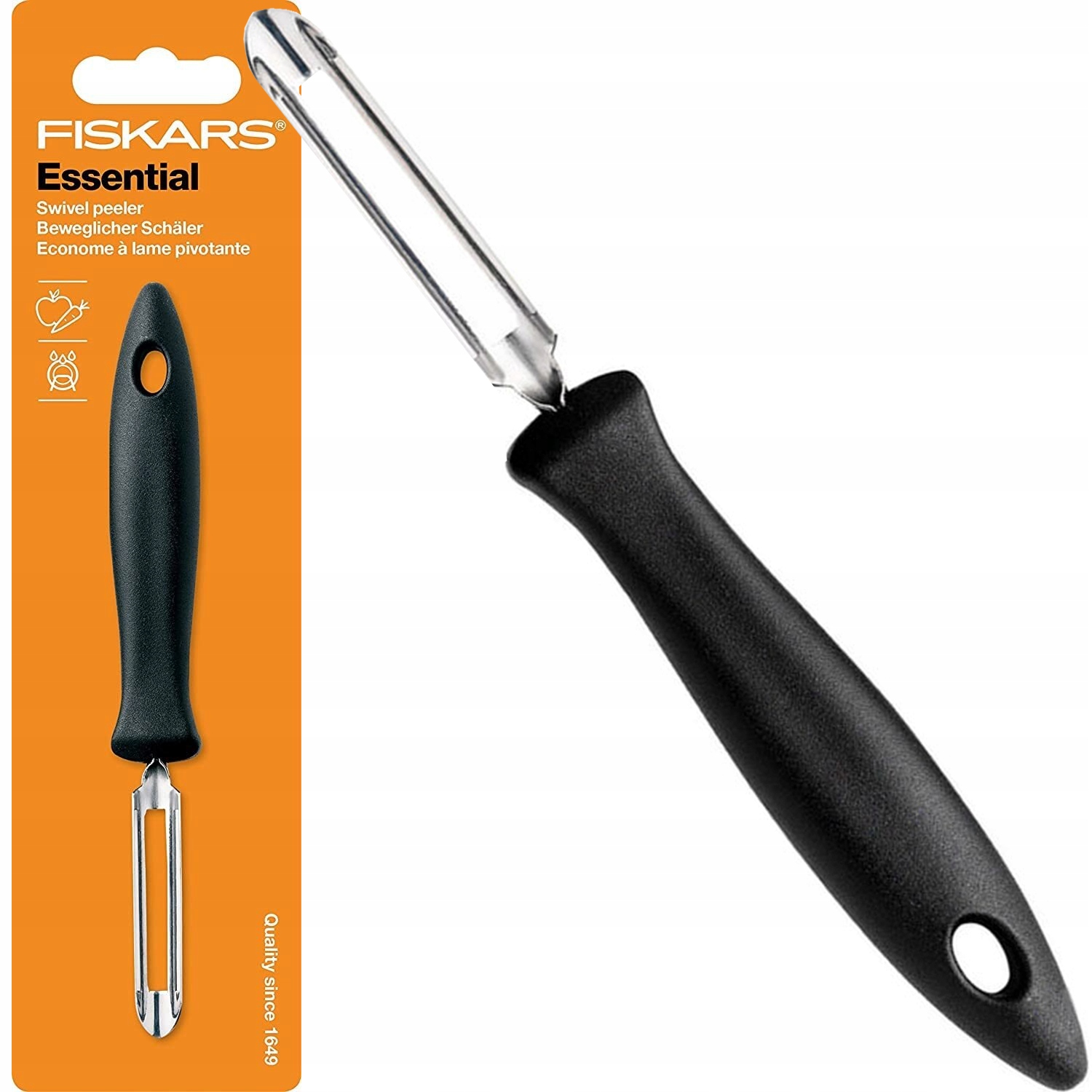 FISKARS SKROBACZKA OBIERACZKA Z RUCHOMYM OSTRZEM DO WARZYW ESSENTIAL