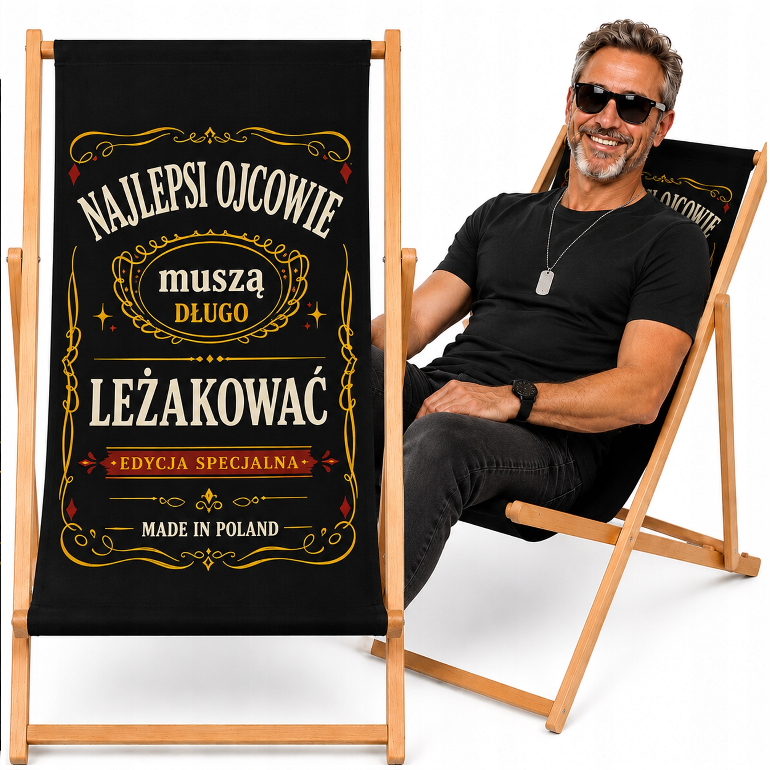 Leżak Dla Taty Dzień Ojca Najlepsi Ojcowie Muszą Długo Leżakować