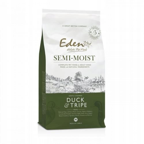 Levně Eden Duck+tribe Semi Moist 10 Kg Poloměkké krmivo pro psy s kachnou a zvěřinou 10 kg