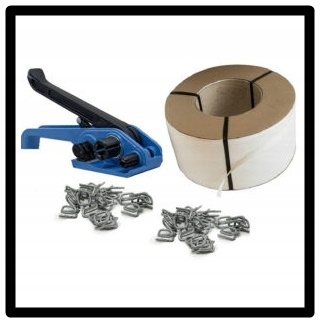 Zestaw do pakowania 12/2500 taśma napinacz zapinki